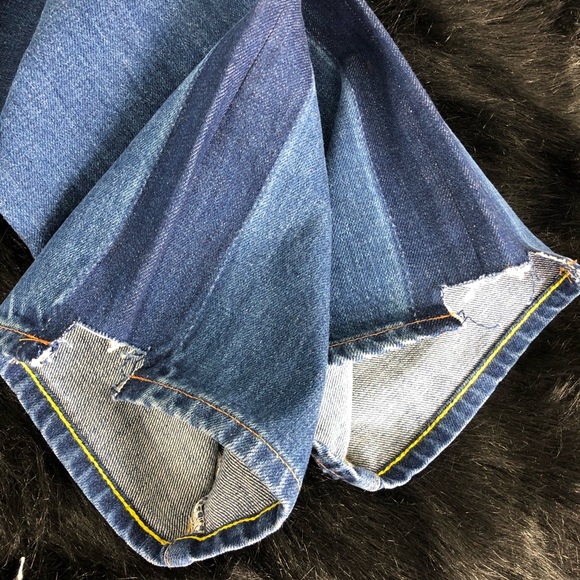 Levi’s 1950’s 701’s Super High Waisted Jeans 2Tone - Picture 7 of 8